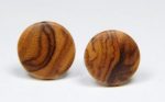 Ohrstecker Olivenholz