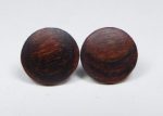 Holzohrstecker Veilchenholz
