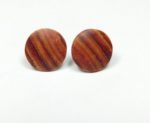 Ohrstecker Rosenholz