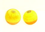 Ohrstecker color Gelb rund 0,8cm