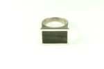 Ring Silber mit Ebenholz