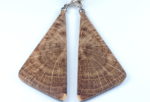Holzohrhänger natur Eiche Kernholz