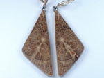 Holzohrhänger natur Eiche Kernholz Stern